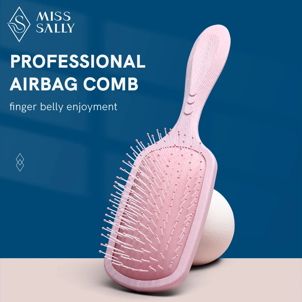 

Массажная расческа для головы мисс Салли, расческа для массажа головы, разлагаемая Женская щетка для волос с влажными вьющимися волосами, п...