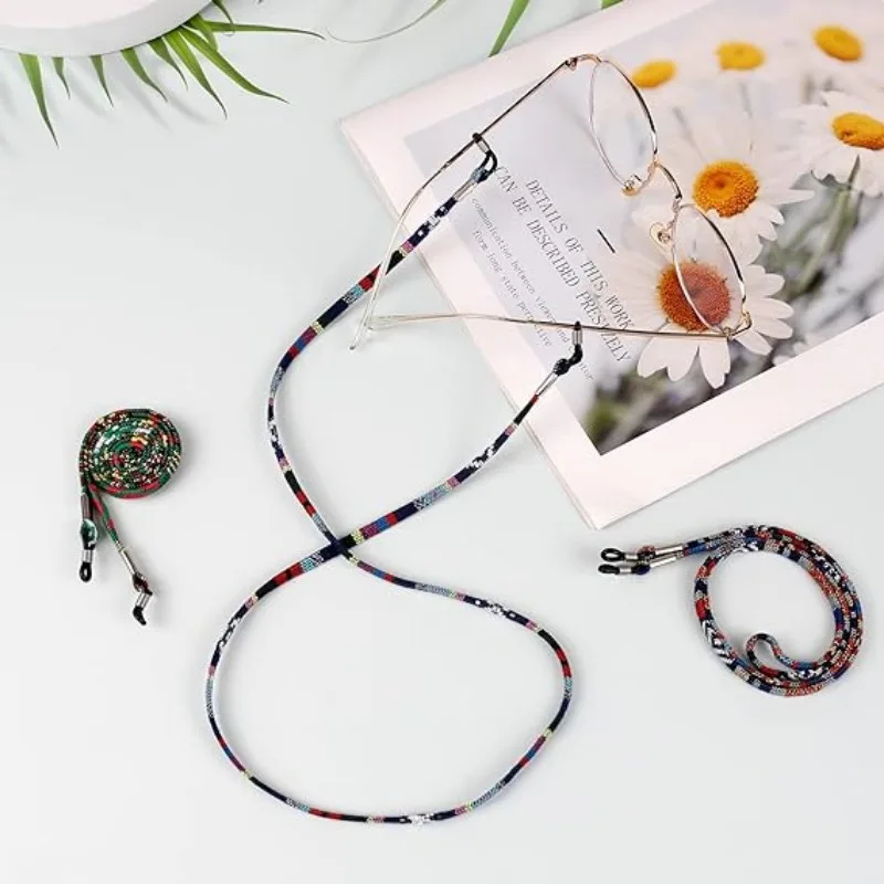 Богемные очки искусственные из полиэстера и хлопка веревка для очков ремешки