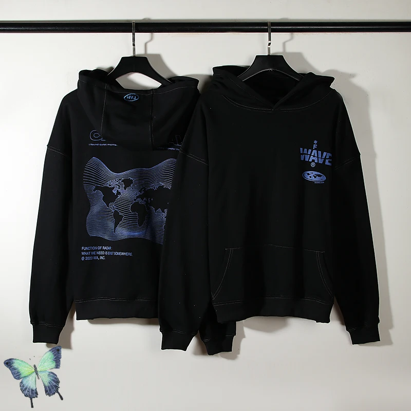 

Far.archive Embroidered World Map Men's Women's Hoodie Sweatshirts