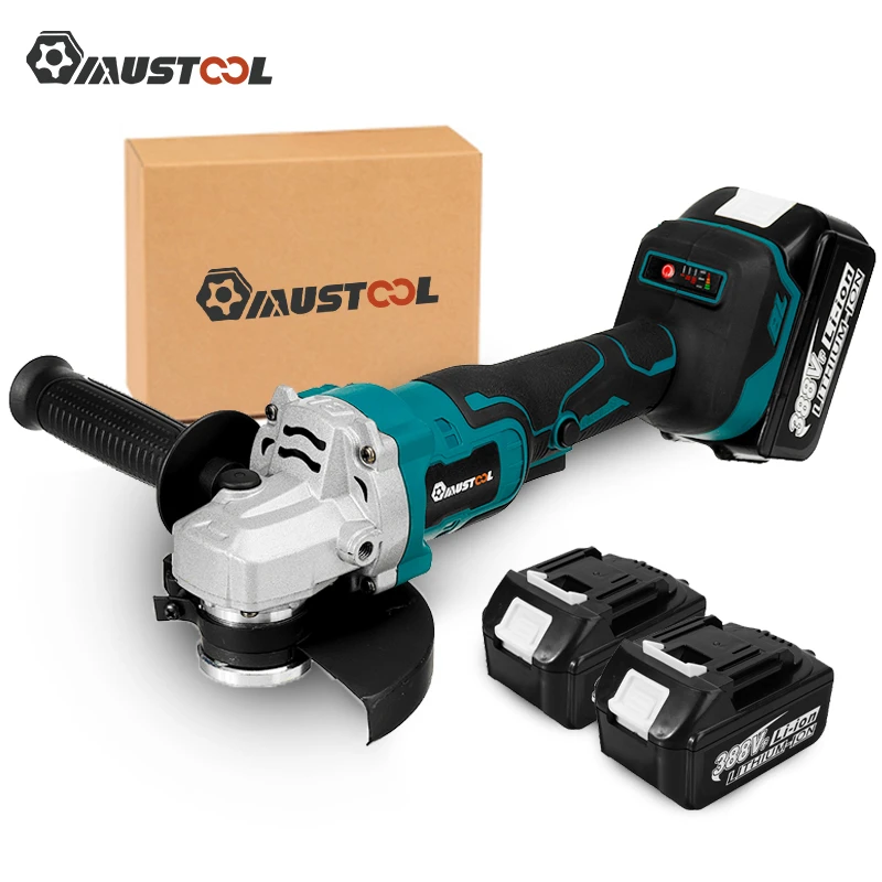 

125mm M14 Cordless Angle Grinder Lithium-Ion Grinding Machine Brushless Electric Angle Grinder Power Tool For Makita 18V Battery