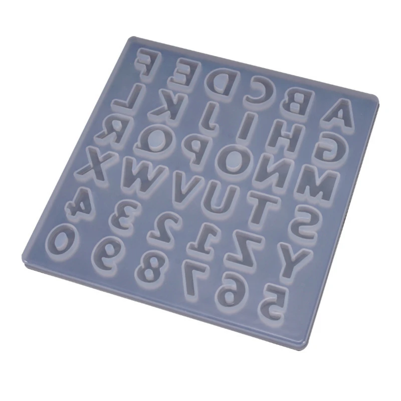 

Small Size Alphabet Number Silicone Casting Resin Molds Jewelry Tools For DIY Resin Pendant Earring Uv Epoxy Handmade Artcraft