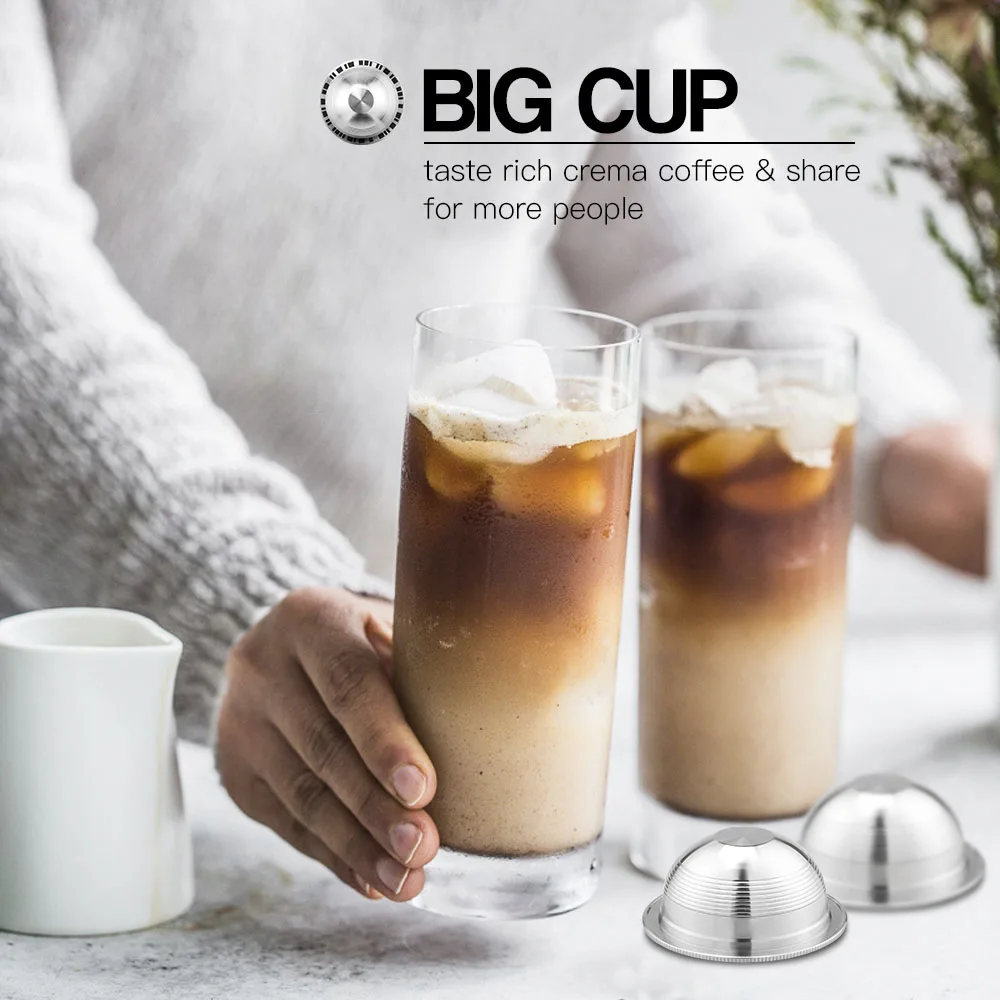 

Стальная многоразовая капсула ICafila для кофемашины Nespresso