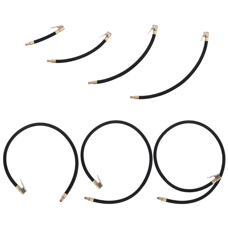 

10/20/30/40/60/80cm Car Air Hose Tire Air Chuck with Rubber Hose 0.305" x 32TPI