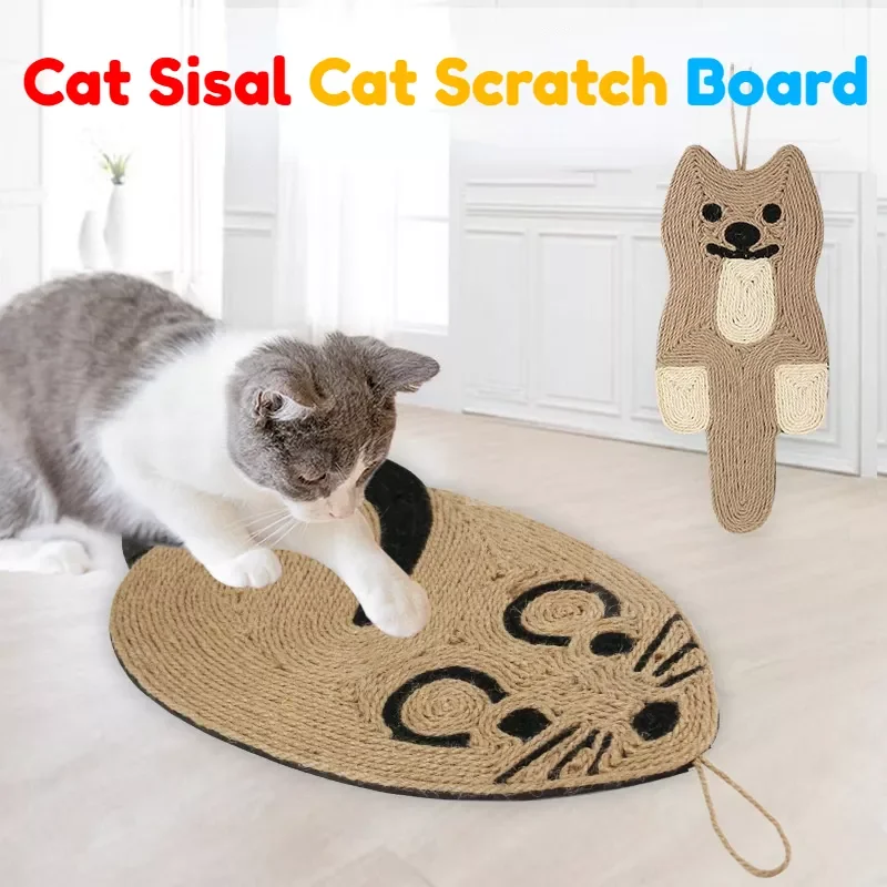 

2023NEW Cat Scratcher Board Toys Scratching Post Mat Soft Bed Mat Claws Care Pet Toys Scratch Resistant Sisal Cat Tower Cat Tre