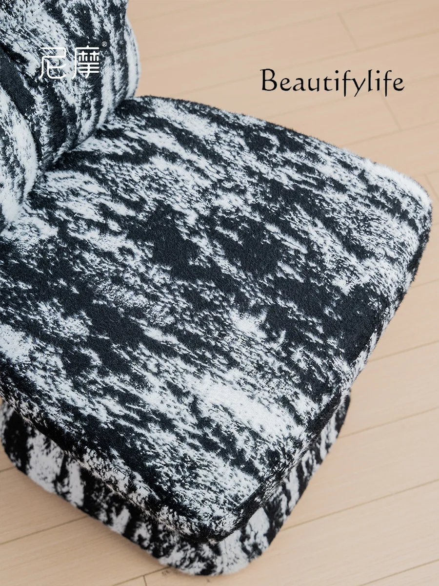 Дизайнерский минималистичный стул-бабочка простой вращающийся косметический