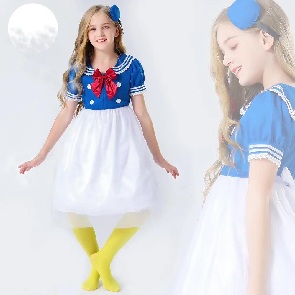 

Children Cosplay Navy Fancy Masquerade Costume