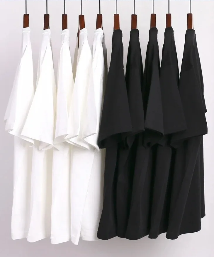 Мужские Хлопковые Футболки С Дизайном Триггера Черный Камень Манга Стиль 90-х