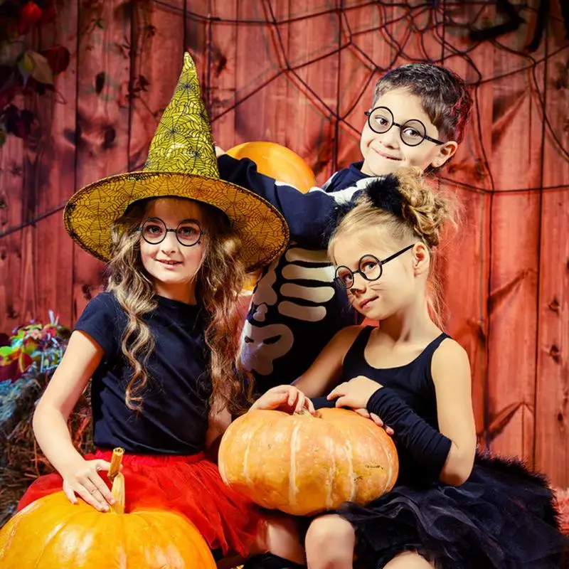 10 шт. очки Гарри-волшебника в круглой оправе без линз костюмы на Хэллоуин