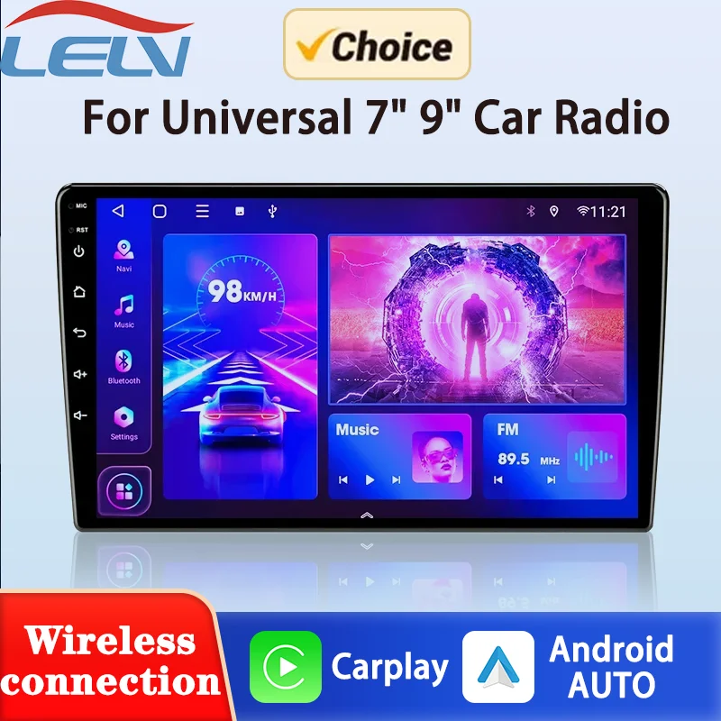 Универсальный Автомобильный Мультимедийный Плеер Android 12