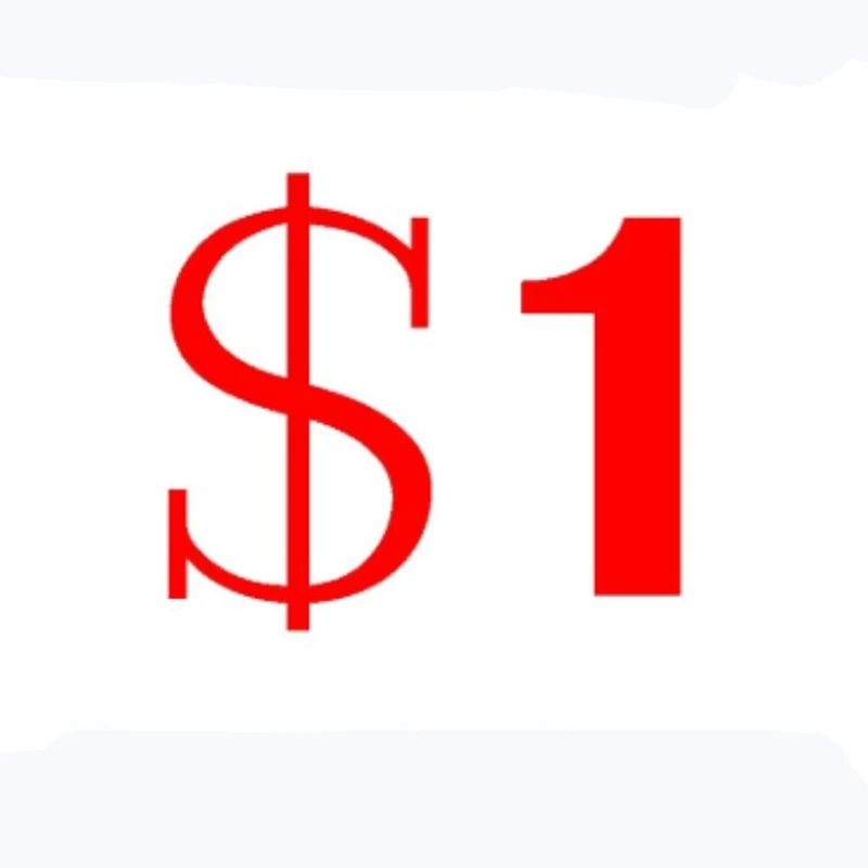 

1 Dollar Be Used To Make Up The Difference Price