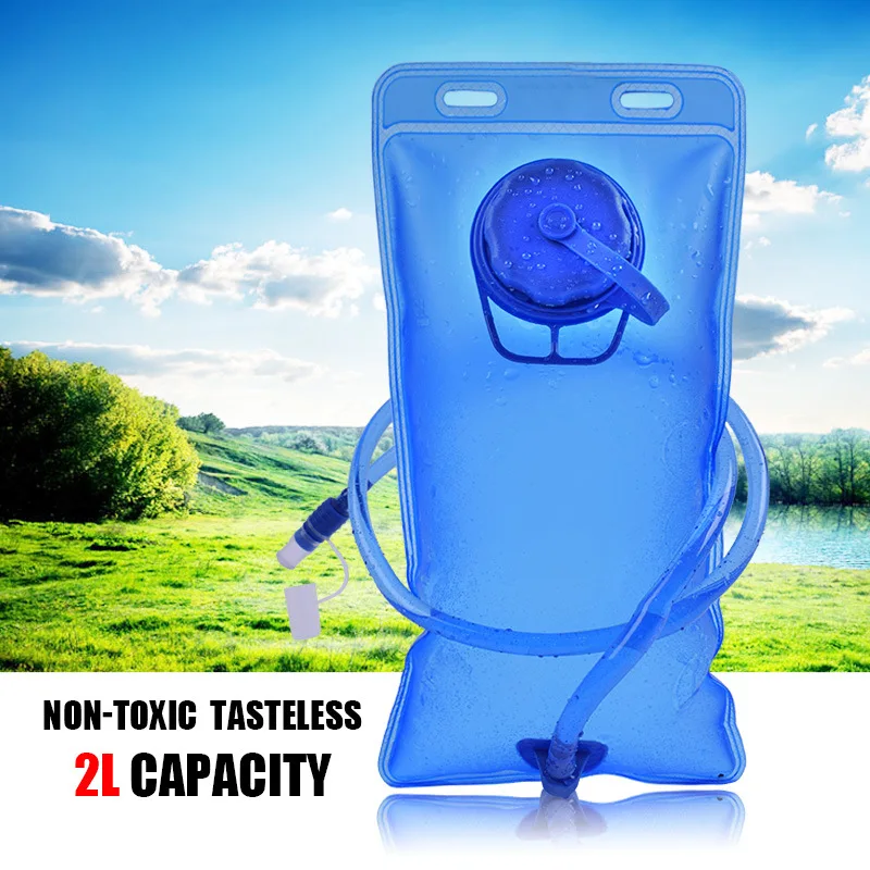 

2L Large Caliber PEVA Environmentally Friendly Water Bag For Cycling And Mountaineering Sports Water Bag Backpack Water Bag