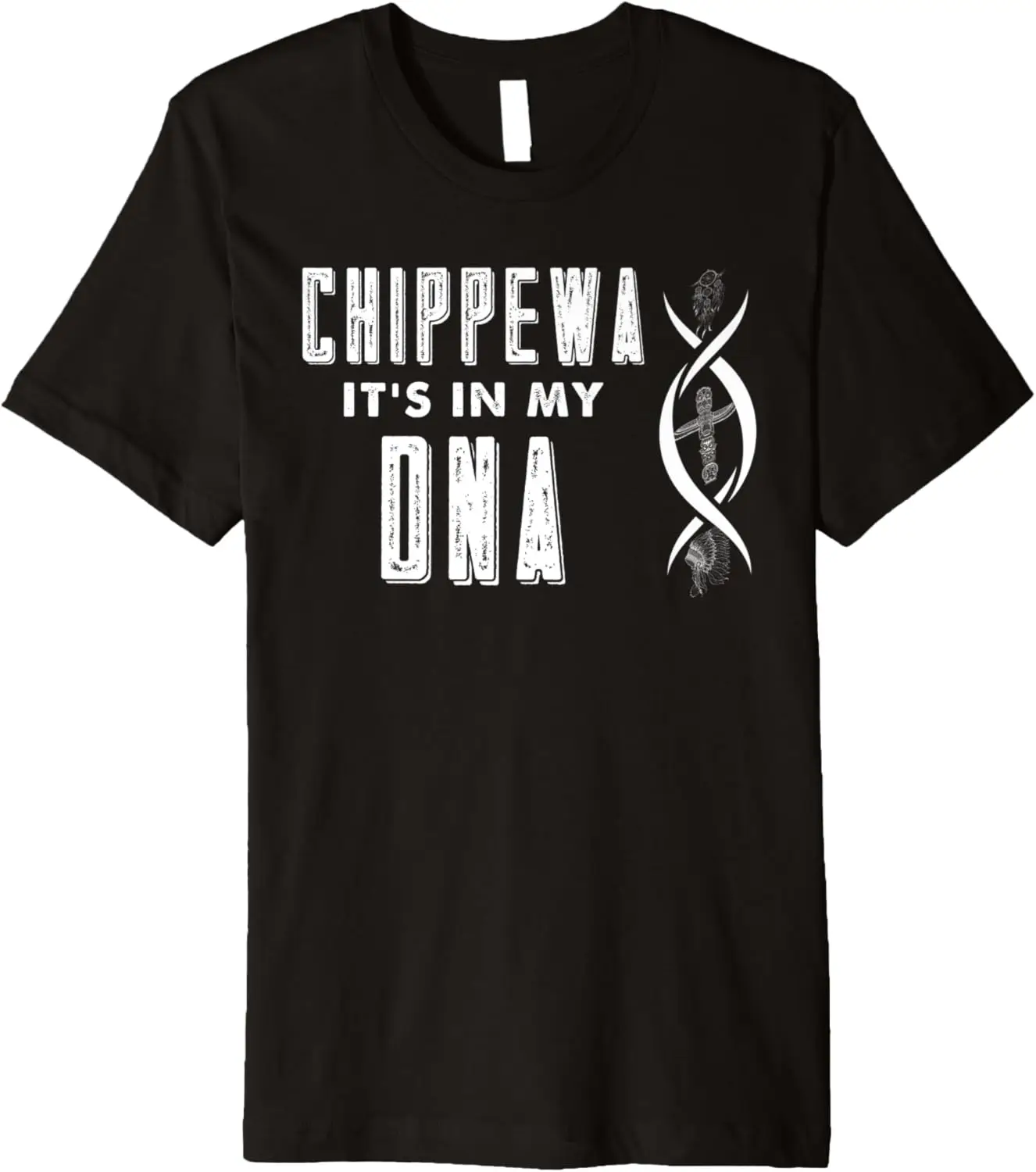 Футболка Chippewa Native American DNA Roots Indian Pride