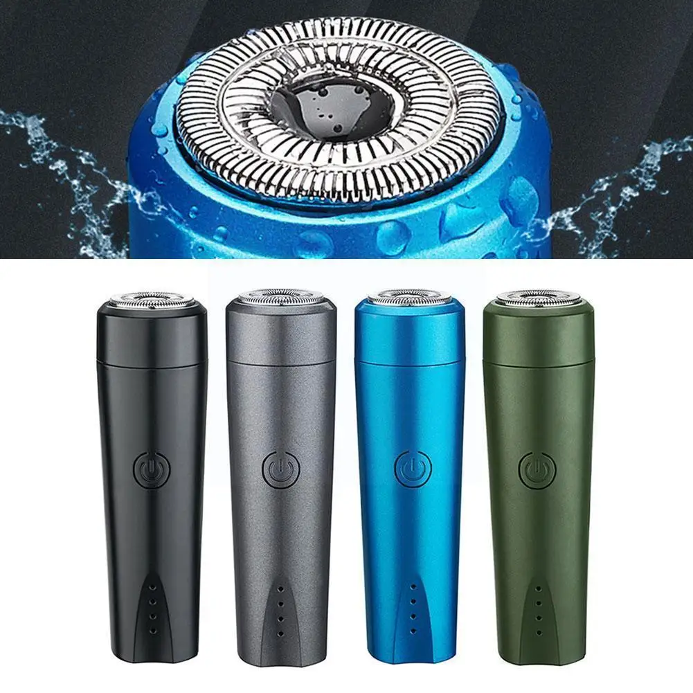 

Portable Mini Electric Rotating 1 Men's Carry Easy Blade Rechargeable Machine Washable To Usb Blade W7c6