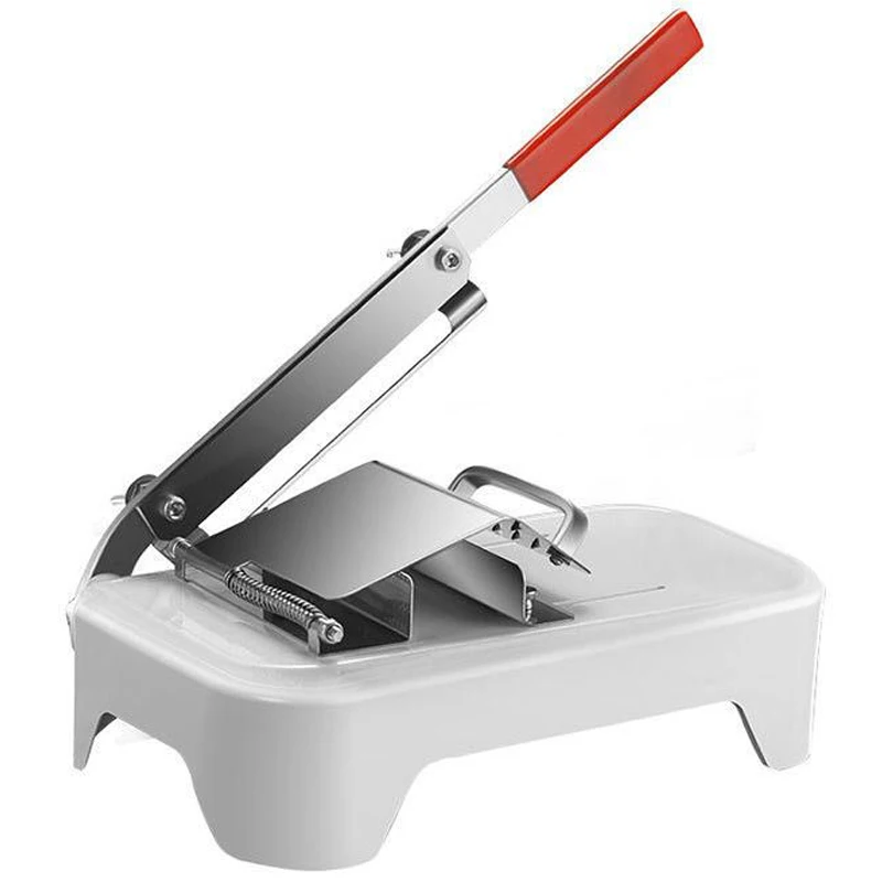 

Kitchen Tools Meat Slicing Machine Alloy+Stainless Steel Household Manual Thickness Adjustable Meat and Vegetables Slicer Gadget