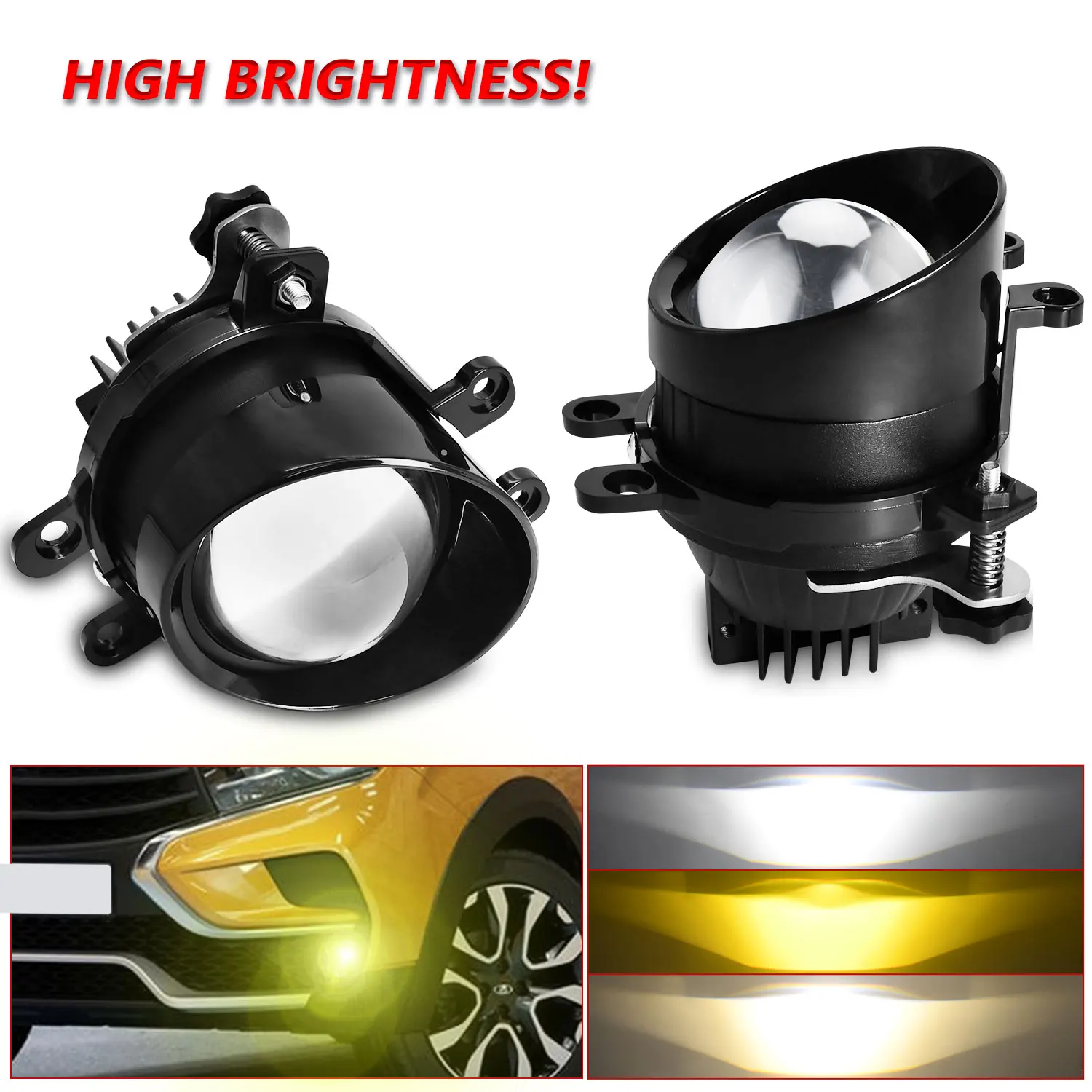 

EAGLEVISION фара проектора Turbo Canbus 1000 Вт HID светодиодный объектив проектора дальнего + ближнего света ультра яркий для Toyota Tacoma противотуманная фара