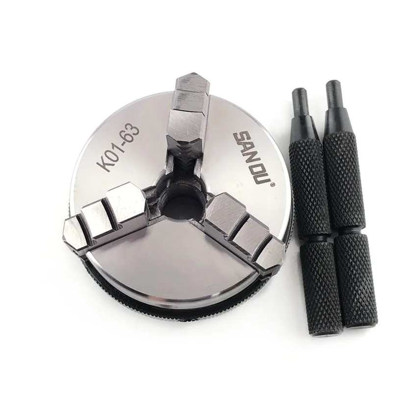 

3-кулачковый токарный патрон K01-50 K01-63 M14x1