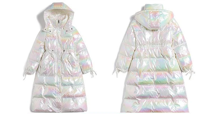 Winter Cotton Padded Women Jacket X-Long Parkas Hooded Thick Warm Waterproof Snow Coat Jackets Oversized Fashion Woman Outerwear