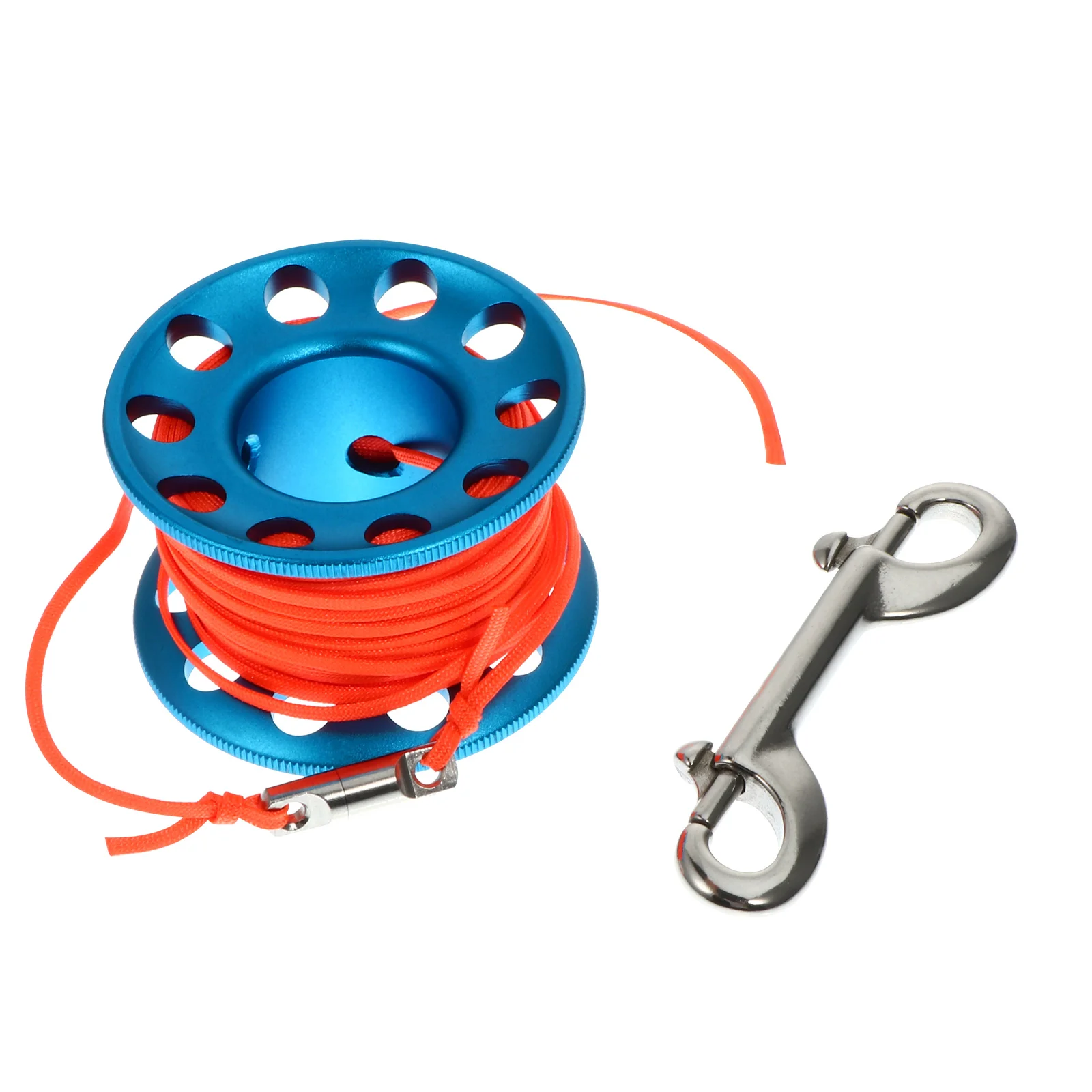 

Diving Spool Signal Buoy Reel Outdoor Accessories Tools Scuba Snap Clip Underwater Accessory 6161 Aluminum