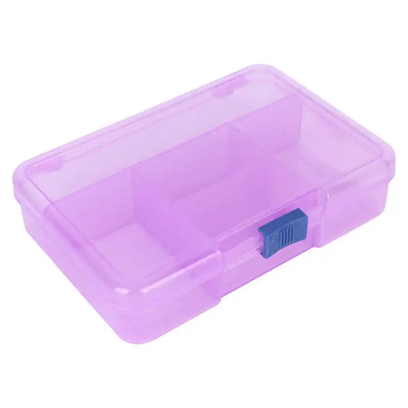 

Контейнер-органайзер для хранения серег и поддельных ногтей, 5 ячеек