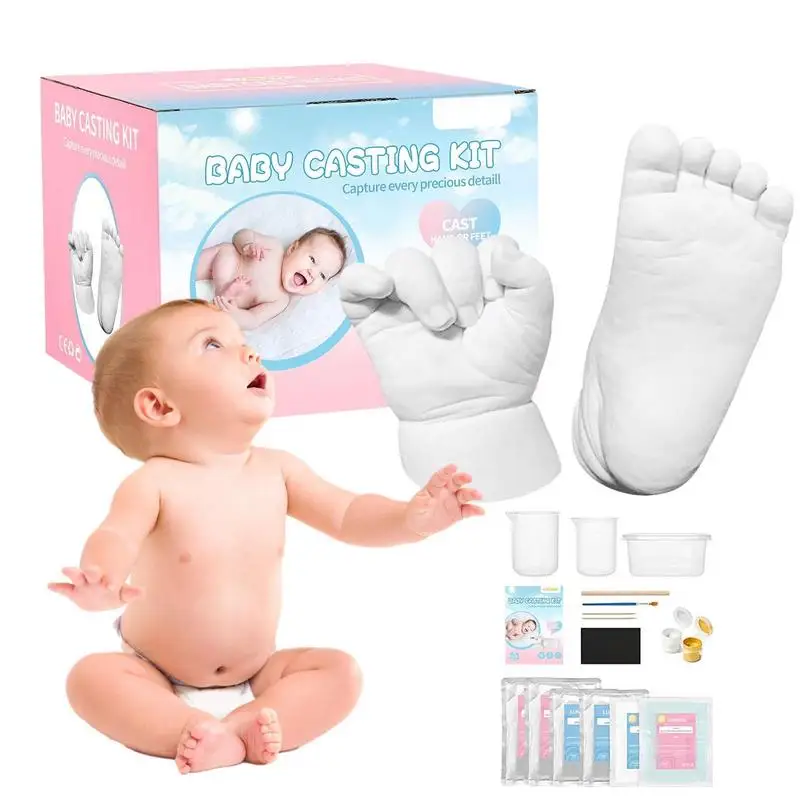 3D Ручная работа, отпечатки следов, модель порошка, подарки, форма «сделай сам», набор для Ручного Литья ног, набор для клонирования порошка, п...