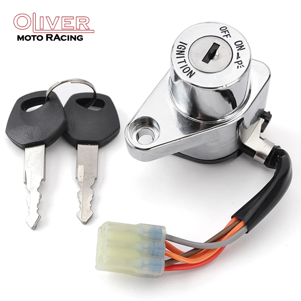 Фото Ключ зажигания для Suzuki VL125 Intrumer LC VL250 VL1500 Boulevard C90 VZ800 Marauder 37110-26F00, пусковой переключатель, дверные замки №3