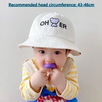 new fashion summer cute thin section anti snoring childrens boys and girls candy color cotton fisherman hat peaked cap solid co