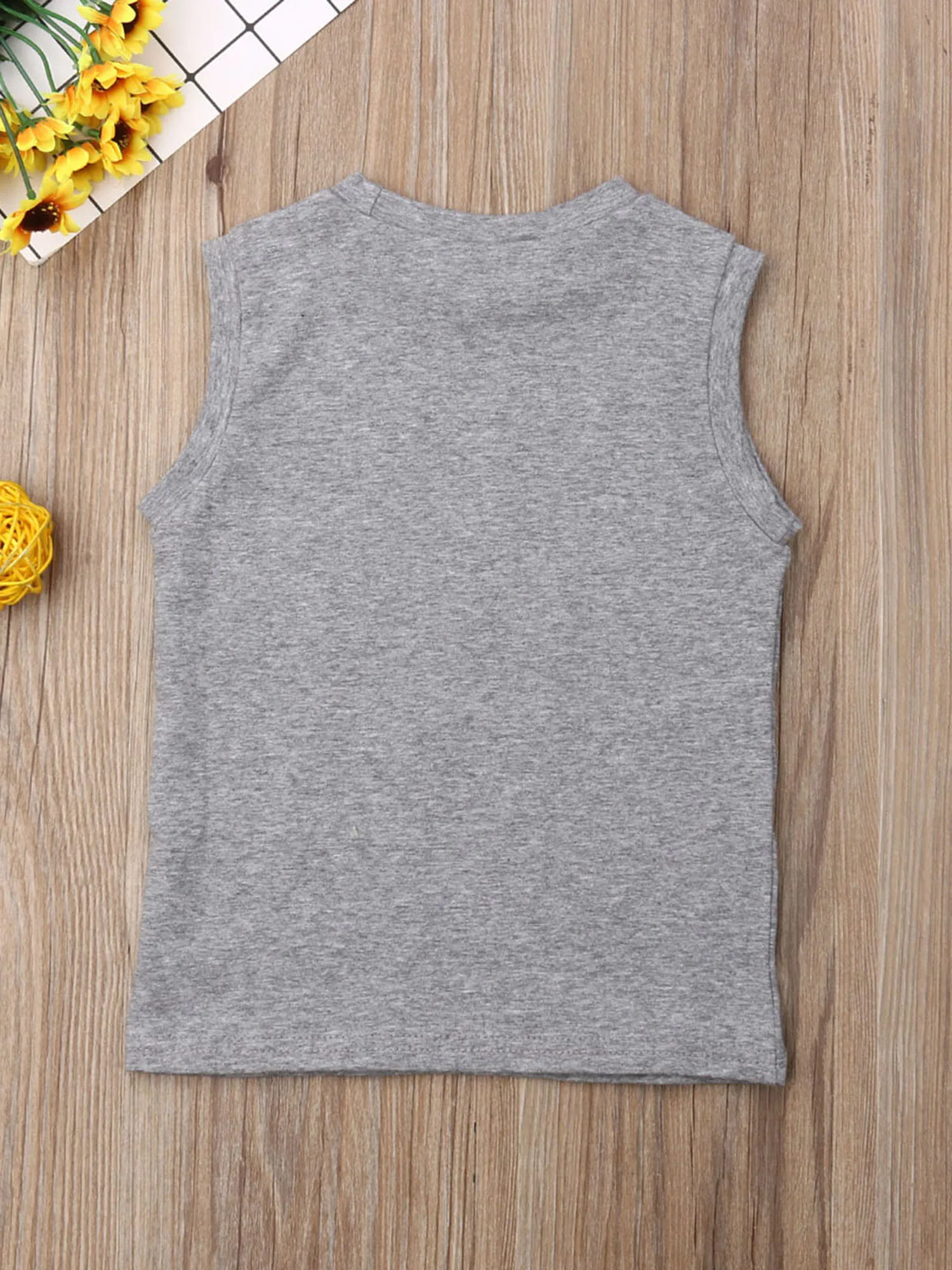 

Детский хлопковый комбинезон с коротким рукавом и принтом подсолнухов