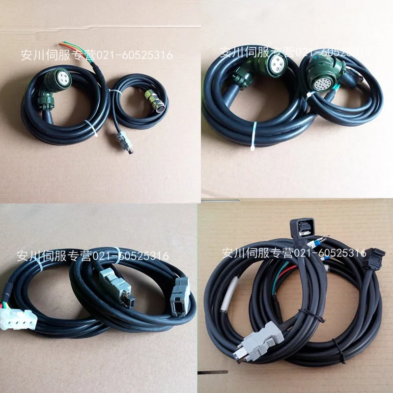 

Yaskawa servo SGMGV-44ADA61 encoder cable motor line power line power line