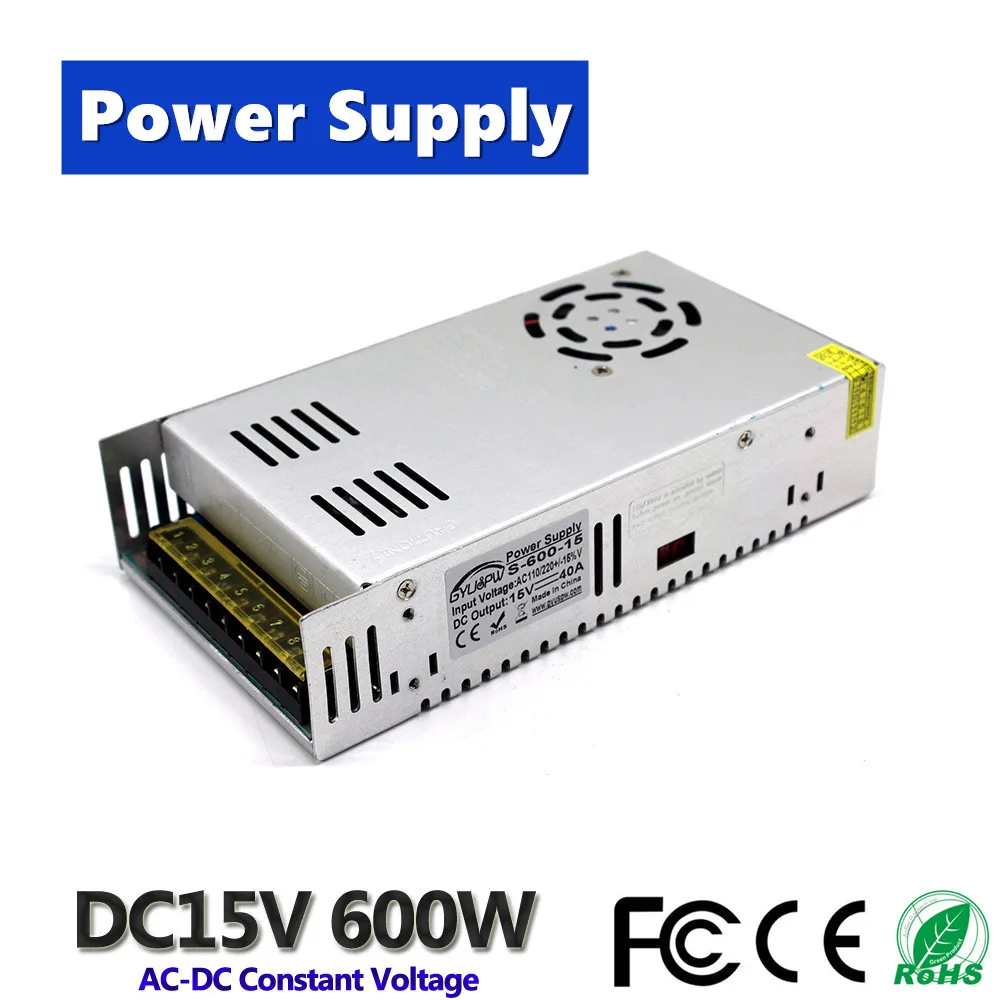 

Power Supply Fonte 600W Adjustable Voltage Digital Display Switching12V 24V 36V Source Transformer AC DC SMPS