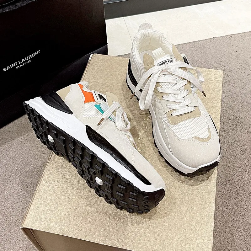 

Кроссовки женские сетчатые, дышащие, Повседневная модная спортивная обувь в ретро стиле, Папины, на лето