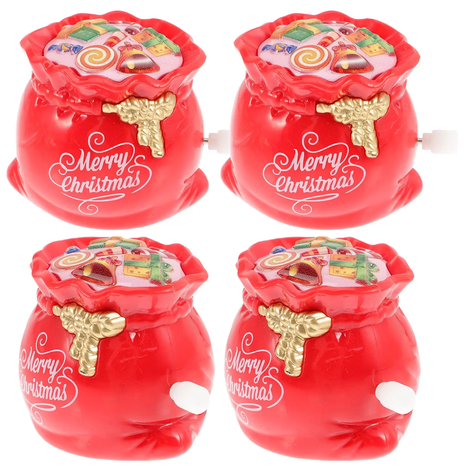 

4 шт., забавные рождественские игрушки для вечерние