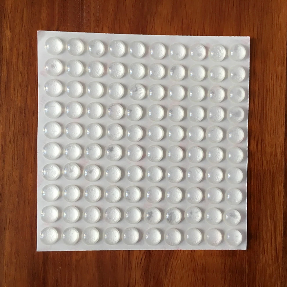 

100PCS Soft Self Adhesive Rubber Feet Clear Semicircle Bumpers Door Buffer Pad Bathroom Rug Bathroom Rugs Bathroom Rug Set