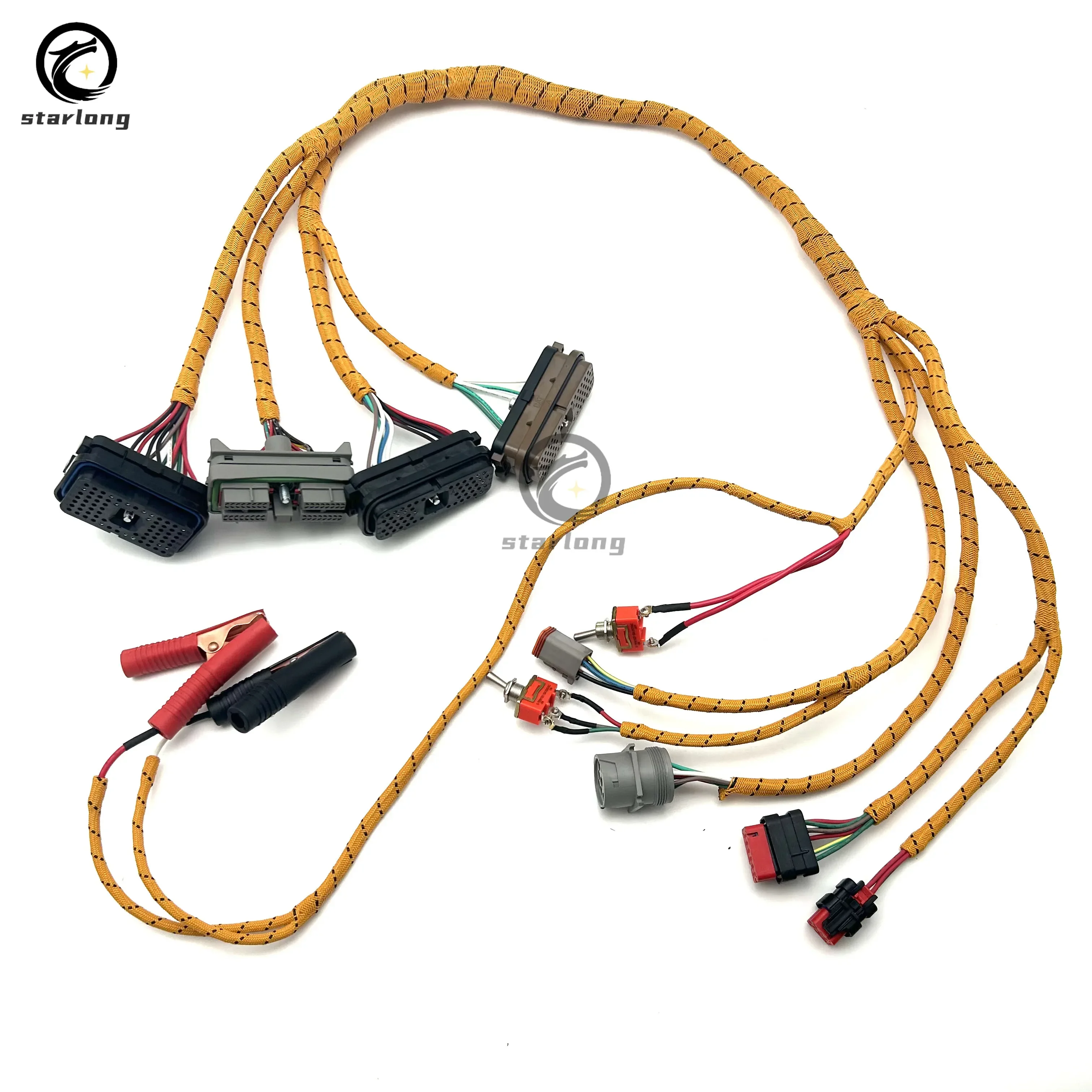 Для деталей экскаватора жгут проводов проверки Caterpillar EngineC6.4/C7/C9/C11/C15 тестовая