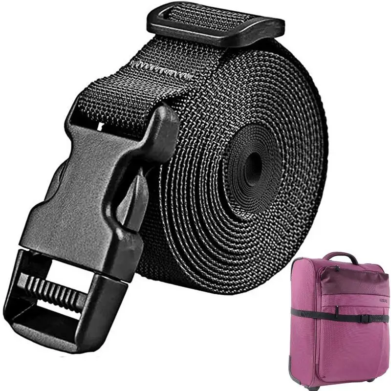 

Luggage Straps Non-Slip Travel Packing Belt With Buckle Closure Travel Accessories Packaging Suitcase Travel Buckle Belt