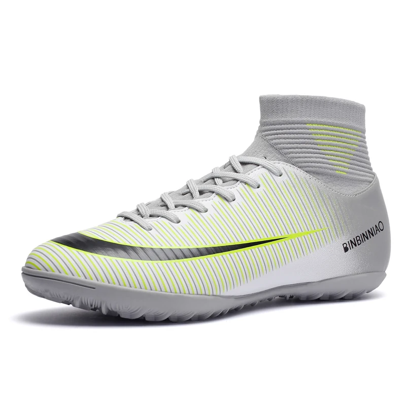 

Men's Soccer Shoes Futsal Children's Outdoor Training Boots Mens Soccer Shoes High Top Soccer Shoes Chuteira Futebol Sneakers