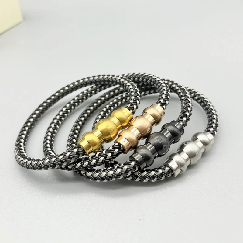 

Браслет LAN MB 4 цвета резиновая Роскошная Металлическая магнитная пряжка Модная классика