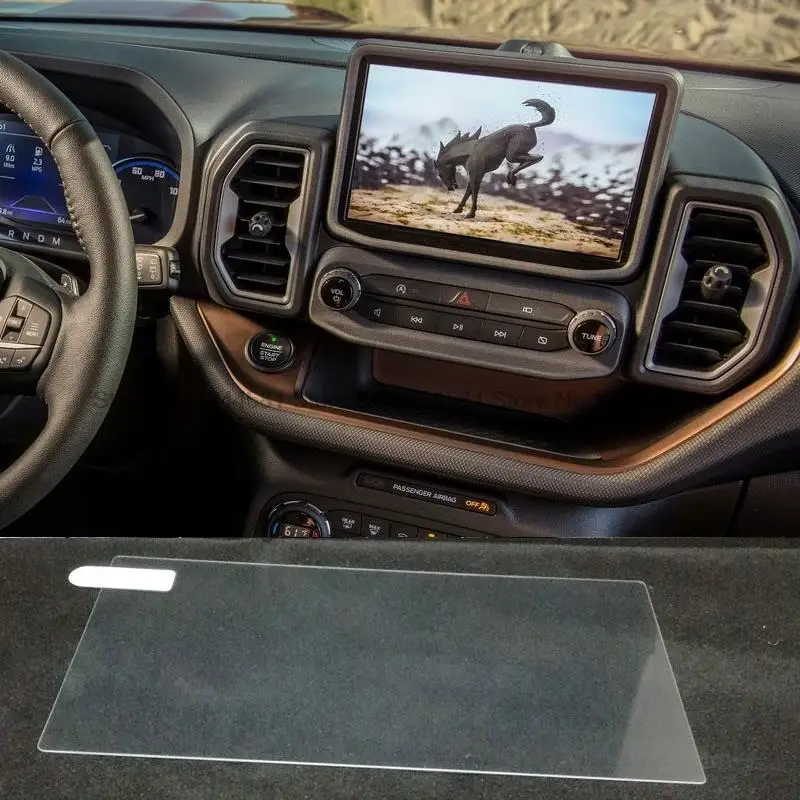 

Защитная пленка из закаленного стекла для Ford Bronco Sport 2021 2022, автомобильная GPS-навигационная пленка, ЖК-экран, защита от царапин