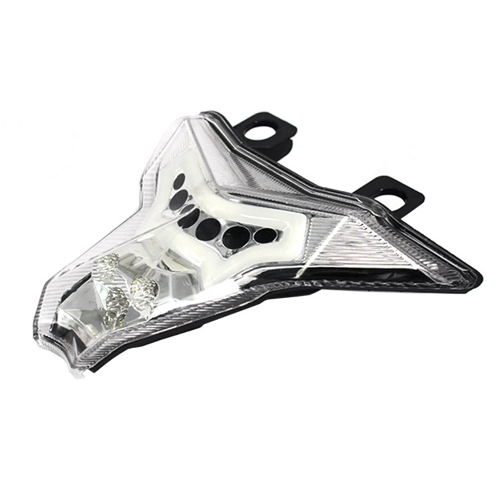 

Motorcycle LED Tail Light Turn Signals Blinker Brake Light for Kawasaki Z1000 Ninja 400 ZX-10R ZX-10RR ZX-6R Z400 Clear