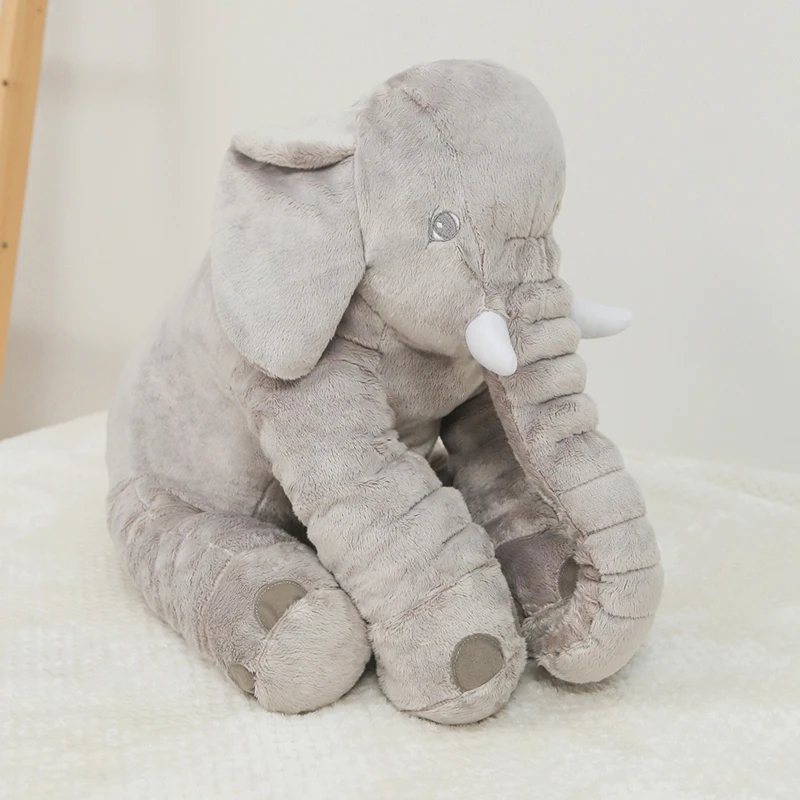 

Dropshipping 40/60cm Appease Elephant Pillow Super Soft Sleeping Stuffed Animals Plush Toys Baby Playmate gifts for Children