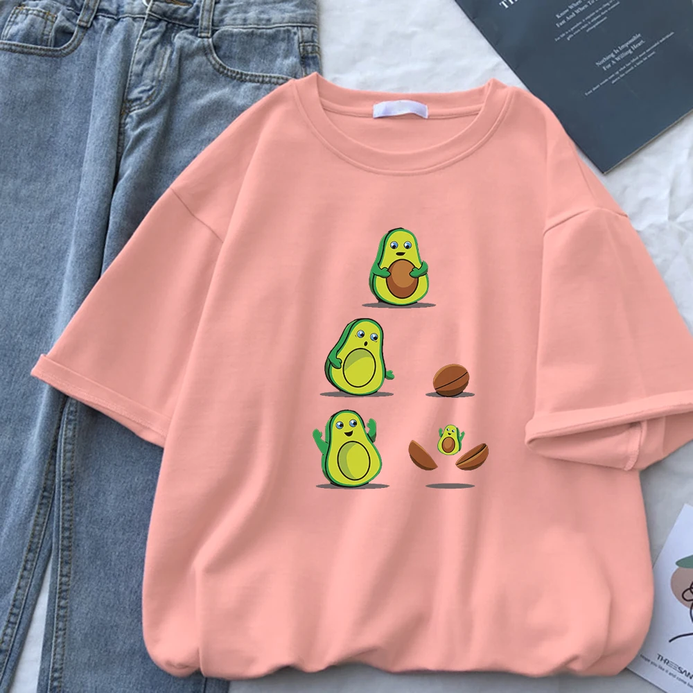 

Avocado Production Process T-Shirt Summer Hip Hop Harajuku T Shirts High Quality Vintageclothing Cool Casual Soft Tshirts Female