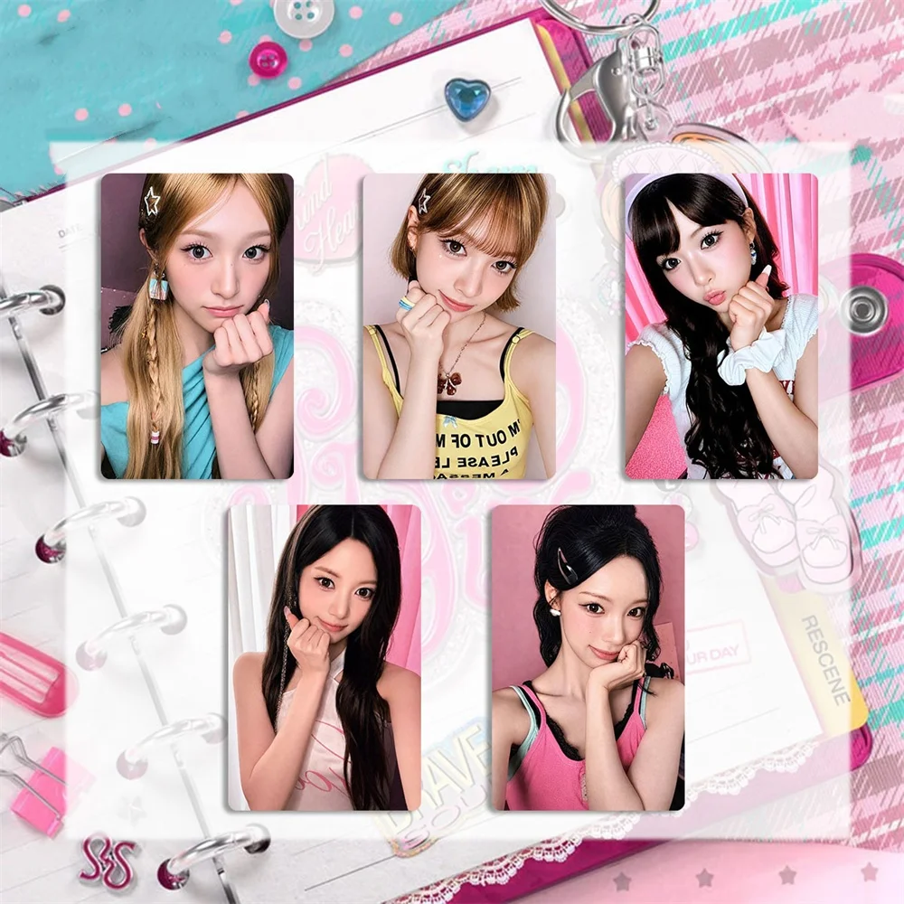Фото Коллекционные мини-фотокарточки Pretty Girl RESCENE Lomo Cards HD, двусторонние декоративные карточки для фанатов Woni, Minami, Liv, May, Zena, подарок для поклонников №1