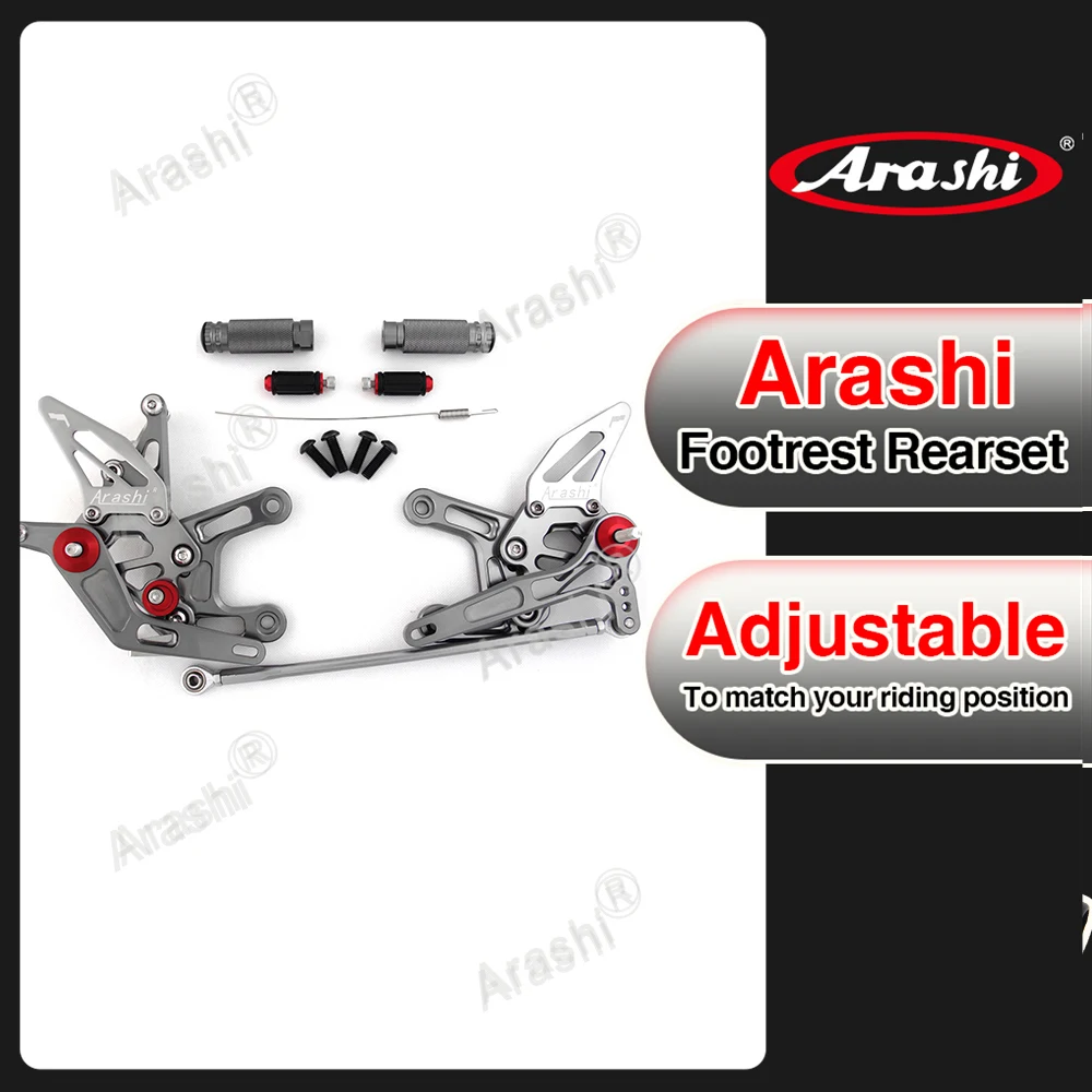 

Arashi наборы ниндзя ZX-10R ZX1000 2016-2022 мотоциклетные CNC Регулируемые подножки для KAWASAKI NINJA ZX10R ZX 1000 ABS