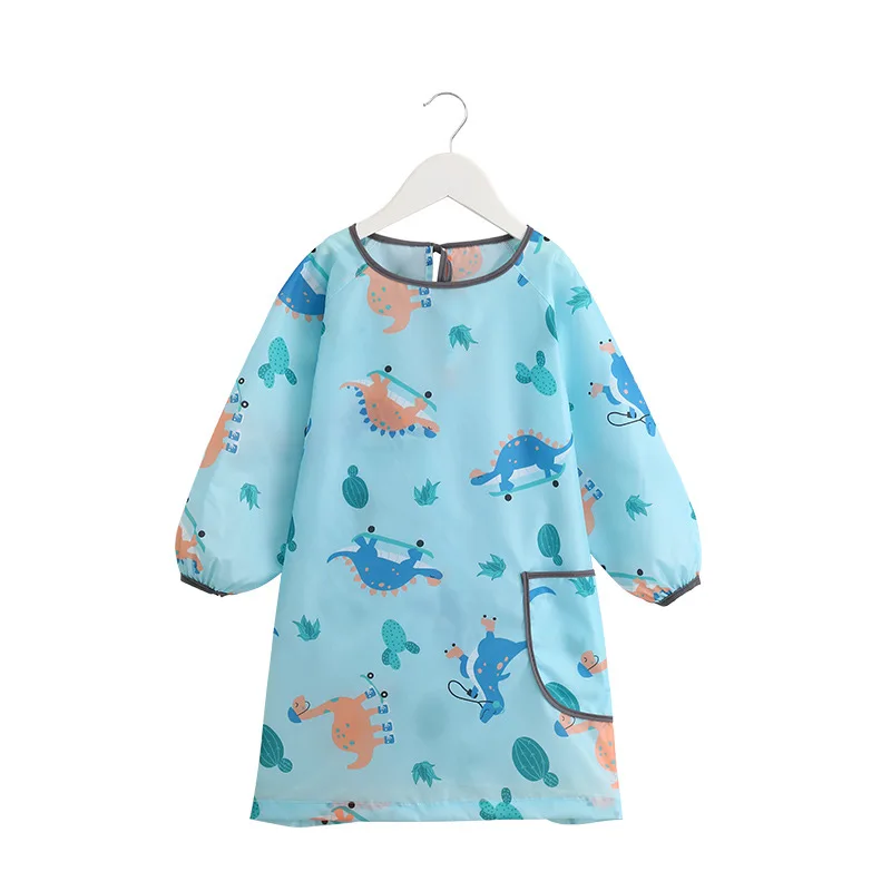 

Детские нагрудники с рисунками из мультфильмов, Водонепроницаемые Детские фартуки с длинными рукавами для 2023, одежда для кормления детей, нагрудник, аксессуары, Ins