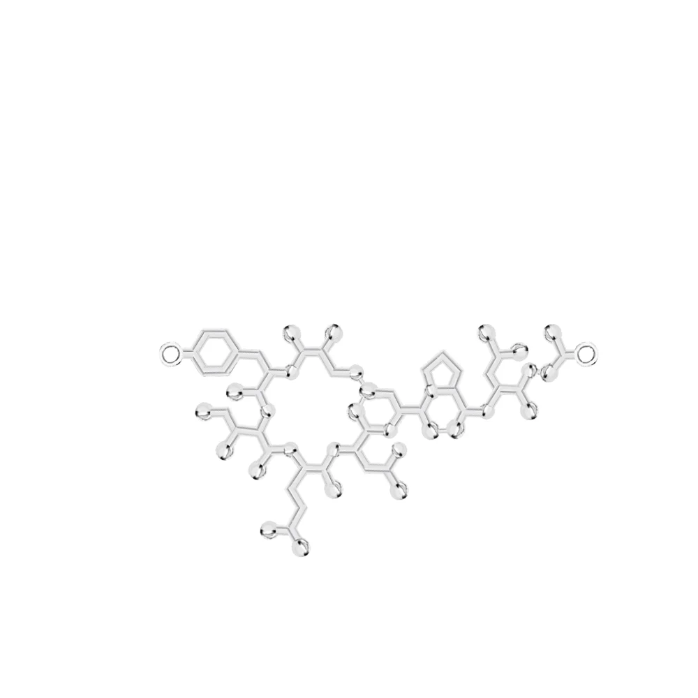 Ювелирные изделия из молекулы кислорода сделанные вручную научный кулон сделай