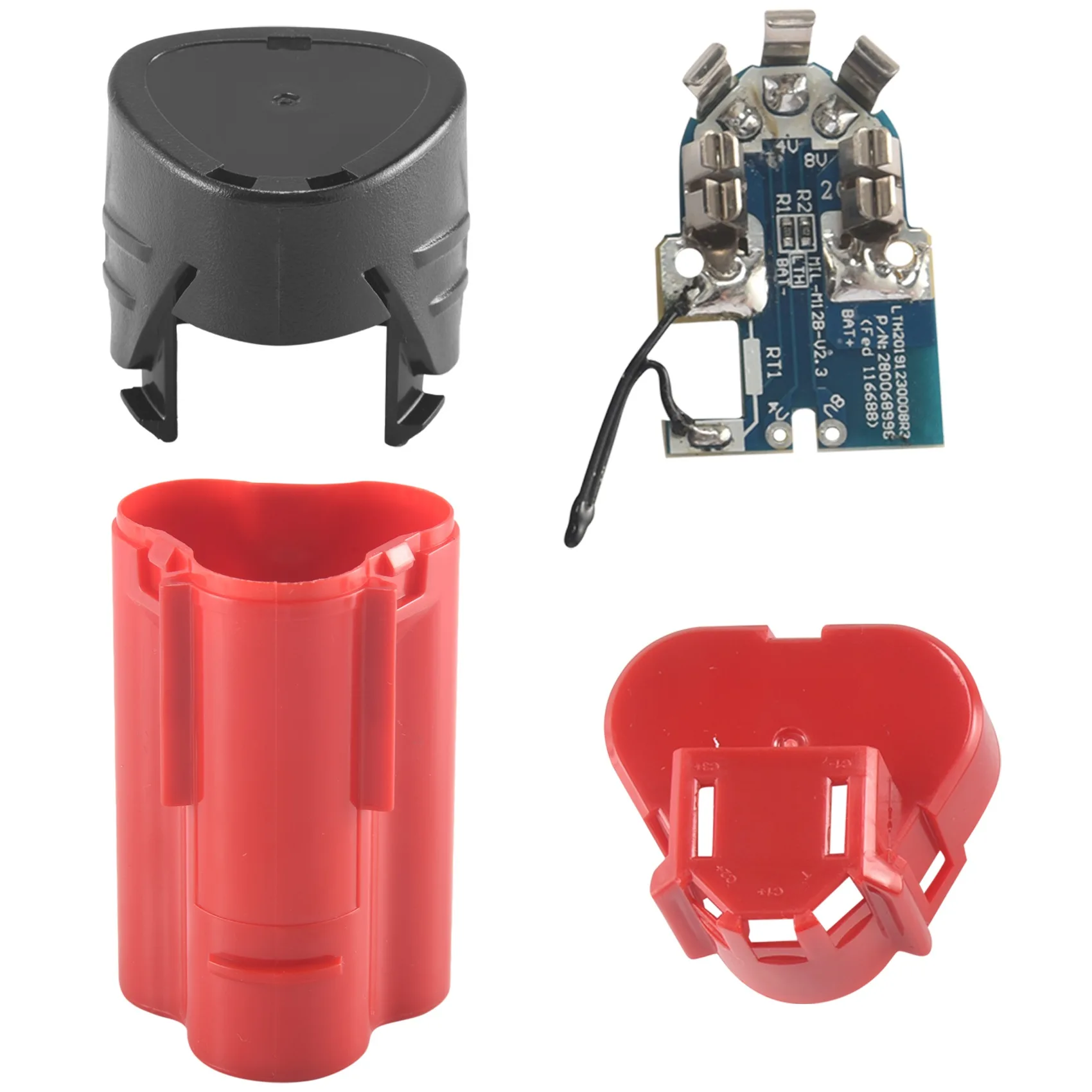 

M12 Battery Plastic Case (No Battery Cell ) PCB Circuit Board for 12V 1.3Ah 1.5Ah 48-11-2411 Li-Ion Battery