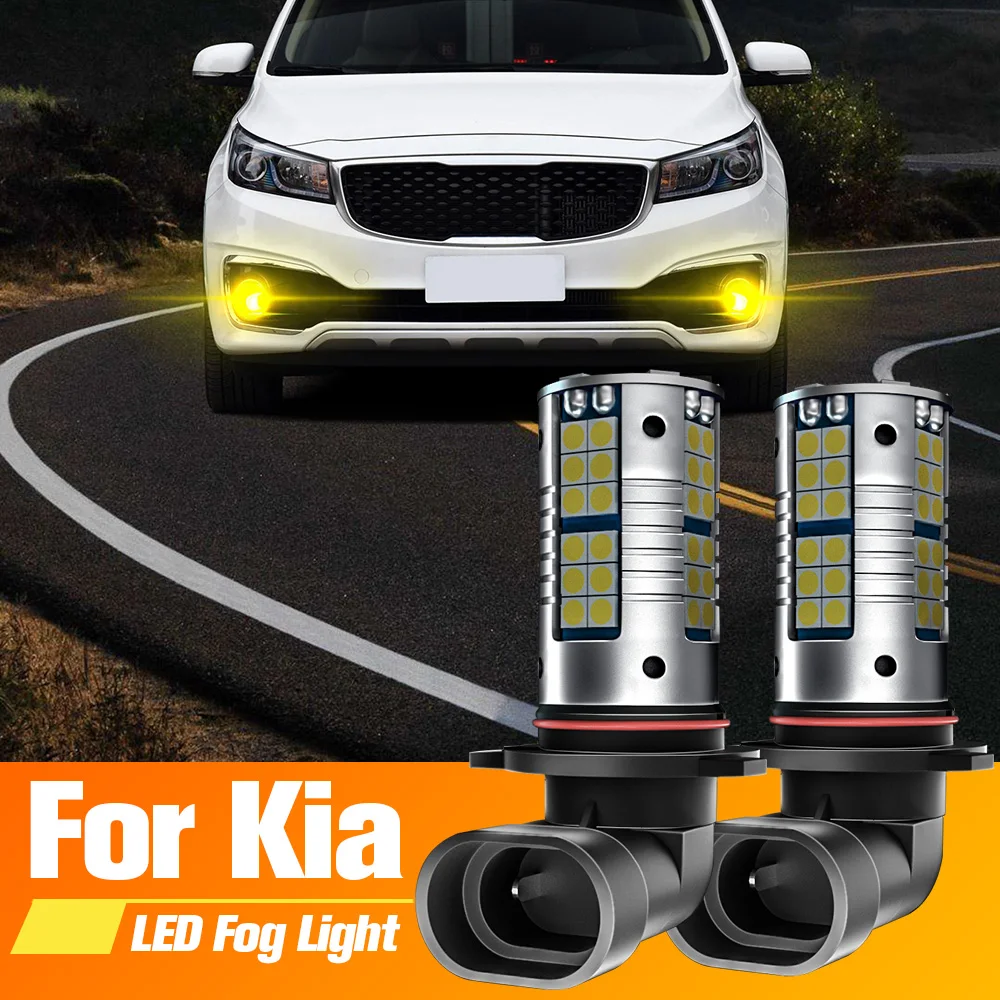 

2pcs LED Fog Light Blub 9006 HB4 Lamp Canbus No Error For Kia Cerato Hatchback 2004-2007 Rio 4 Soul 3 Sportage Stonic 2017-2021