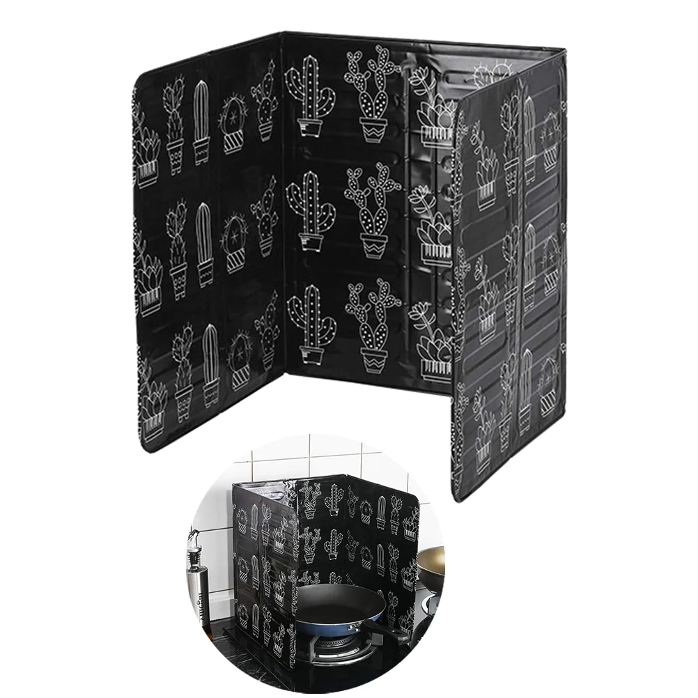 

Oil Splatter Guard Anti Screen Stove Shield Frying Baffle Wall Cooking Pan Grease Splashingkitchen Barrier Deskprivacy Spatter