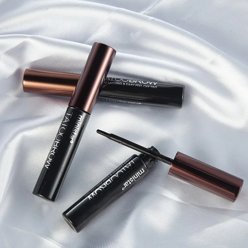 Гель-тинт для бровей полуперманентный водостойкий удаляемый с помощью