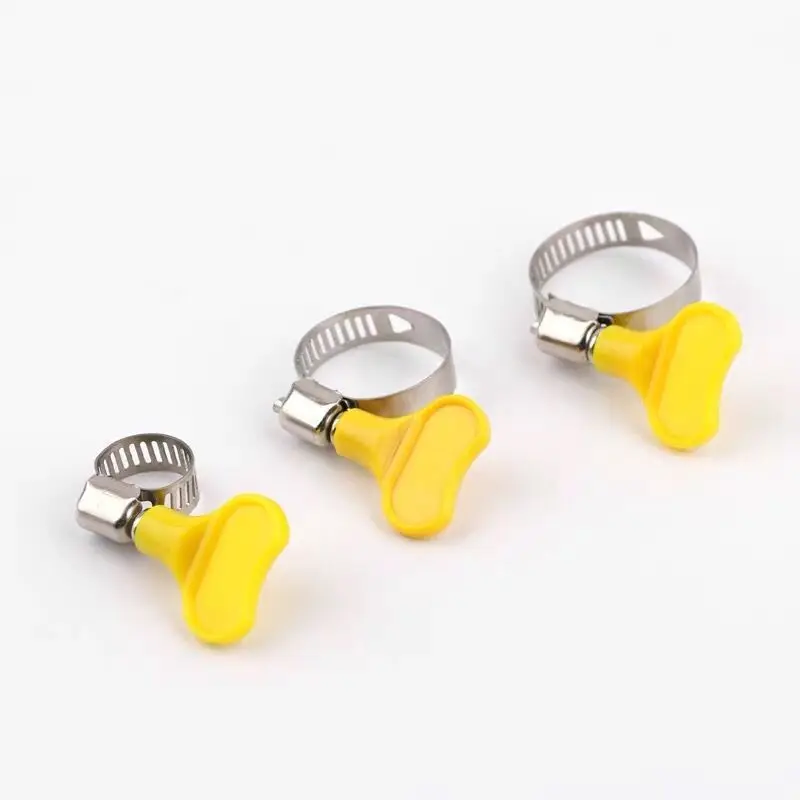 Зажим для шланга из нержавеющей стали 100 304 шт. обруч пластиковой трубки зажим