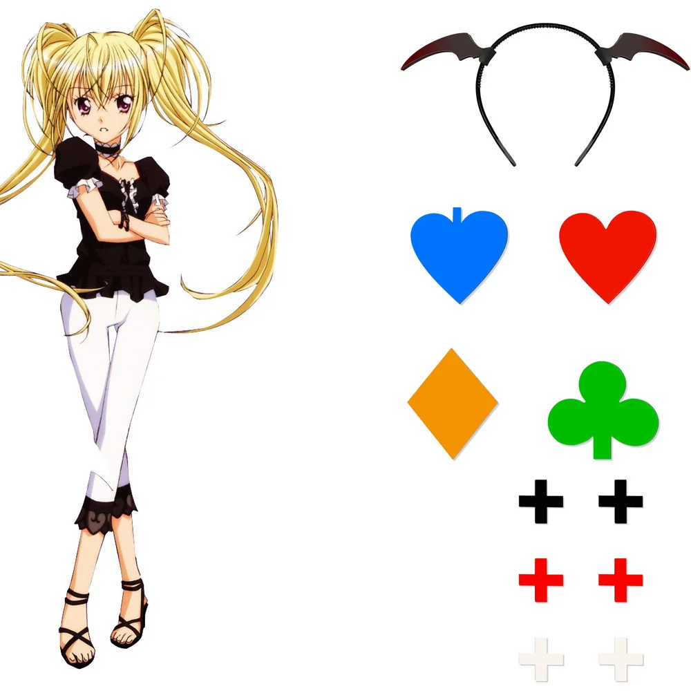 Shugo Chara! Заколка для волос Tsukiyomi Utau Hinamori Аму косплея аксессуар костюма на Хэллоуин